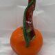 Beautiful Vintage Ceramic Orange-Shaped Carafe