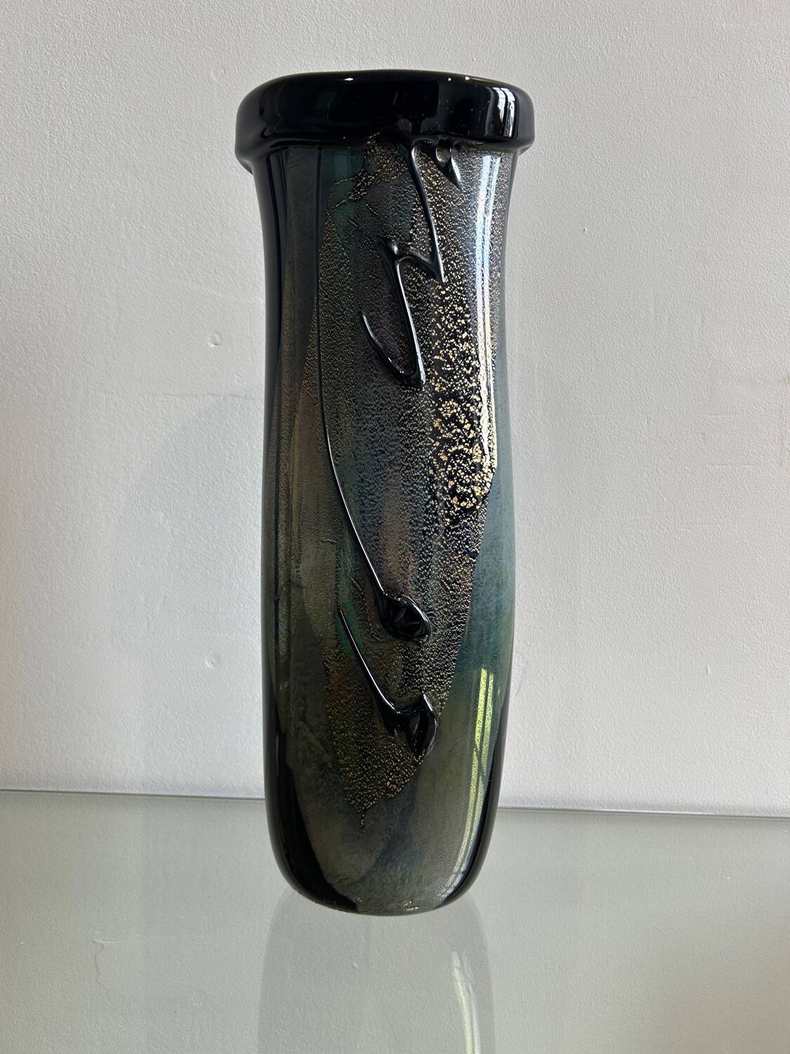 Blown glass vase