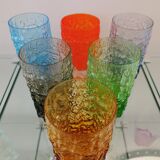 Service of 6 glasses by Geoffrey Baxter by Whitefriars, England 1960