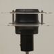 Lampe postmoderne en métal et plexiglas Cirkel, Ikea 1990