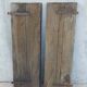 Pair of antique oak shutters