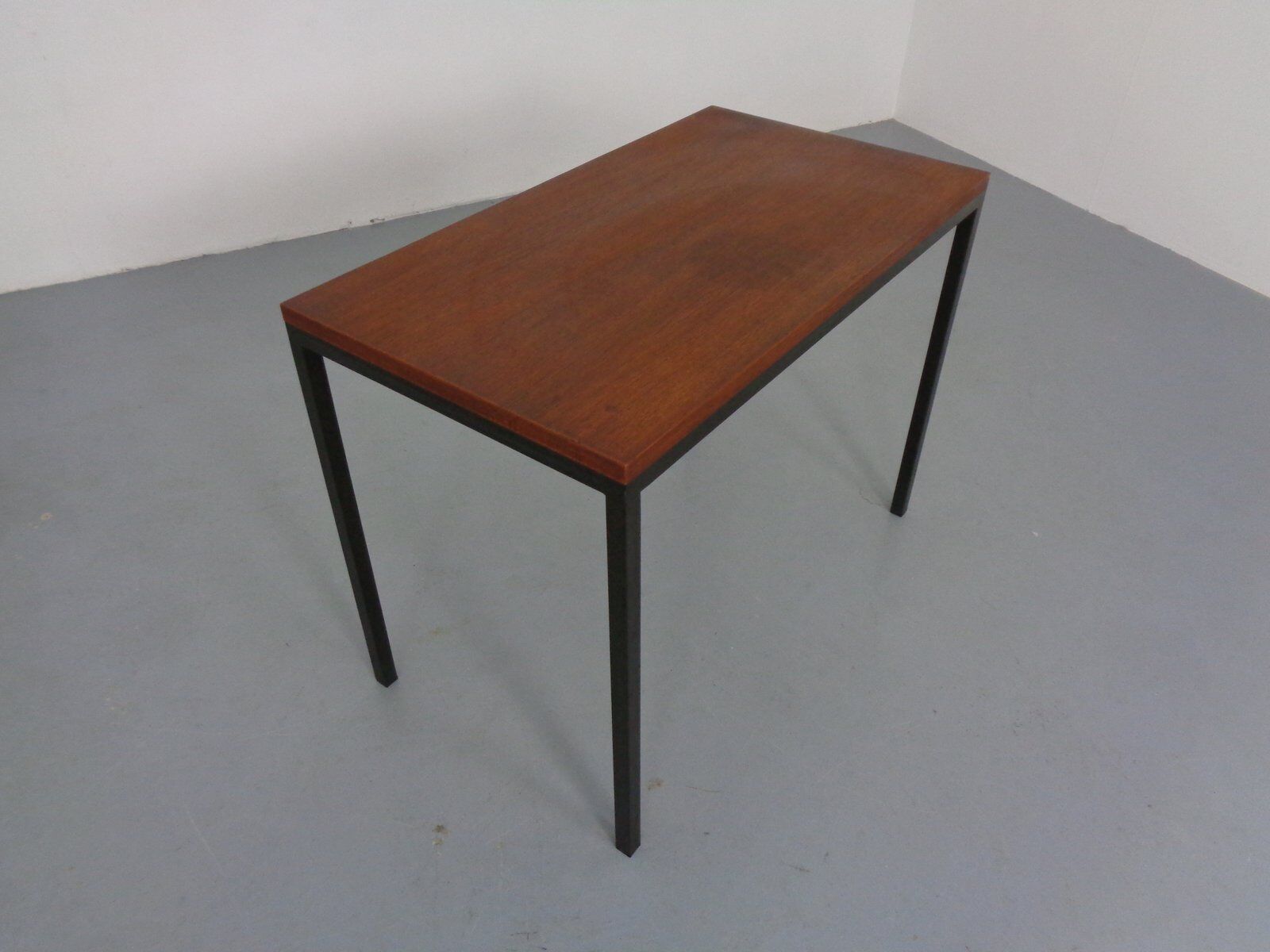 Vintage Teak and Steel Desk, Denmark, 1960s