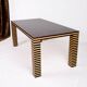 Memphis style dining table, wood, Italy