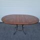 Set of 1 Table and 4 Chairs wrought iron 80s