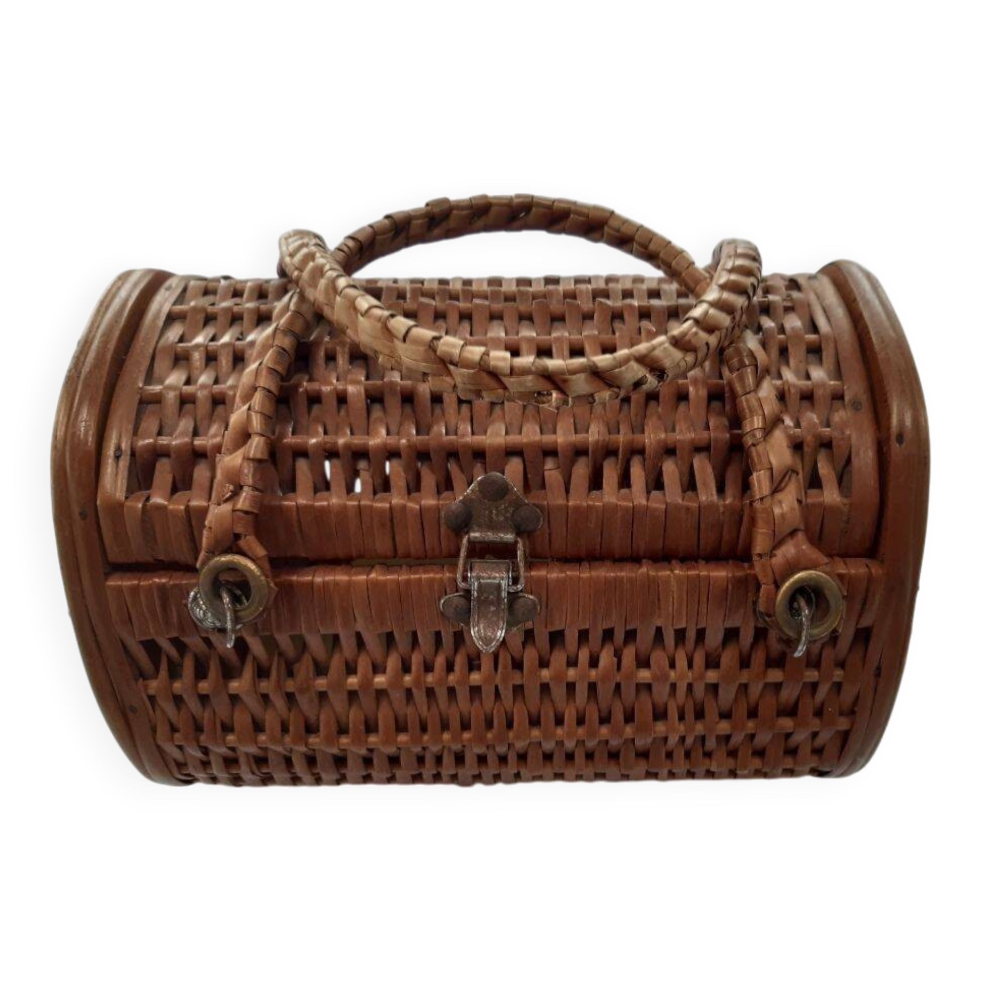 1950s wicker basket