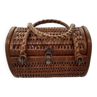 1950s wicker basket