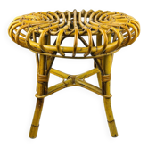 Tabouret en rotin attribué à Franco Albini, Italie, années 1960