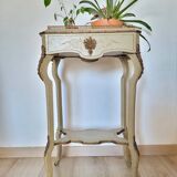 19th century lacquered wood work table