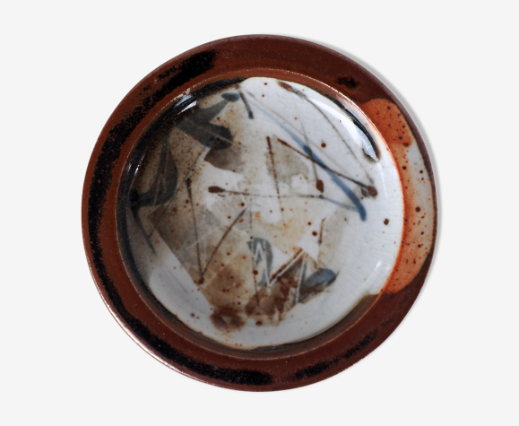 Pocket vacuum in sandstone with abstract patterns - Jean-Michel Prêt - 90s