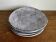 Set de 8 assiettes brutalistes 1970 grisaille Niederviller Crépuscule