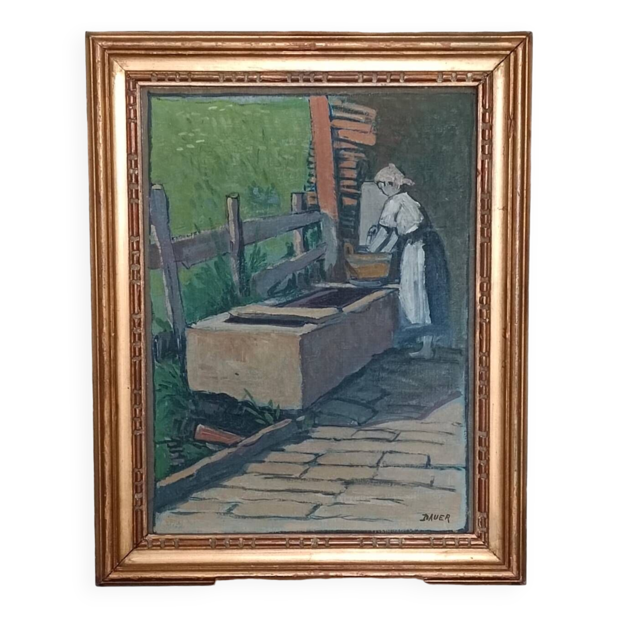 Painting 1925 The washerwoman