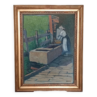 Painting 1925 The washerwoman