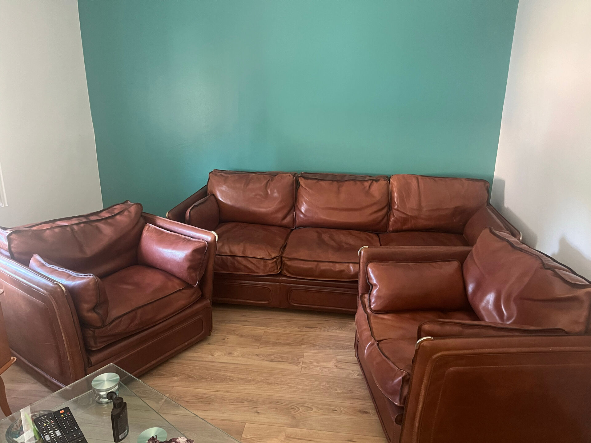 Roche Bobois leather sofa