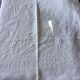 19th bed top in cotton piqué marked MC
