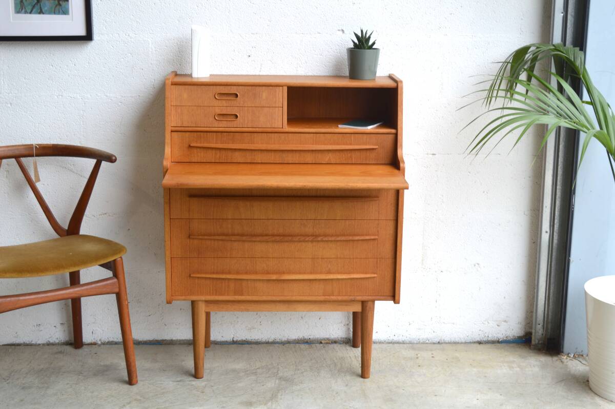 Danish teak secretary 76 cm