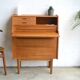 Danish teak secretary 76 cm