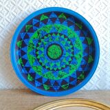 Vintage Maxwell France Round Metal Advertising Tray