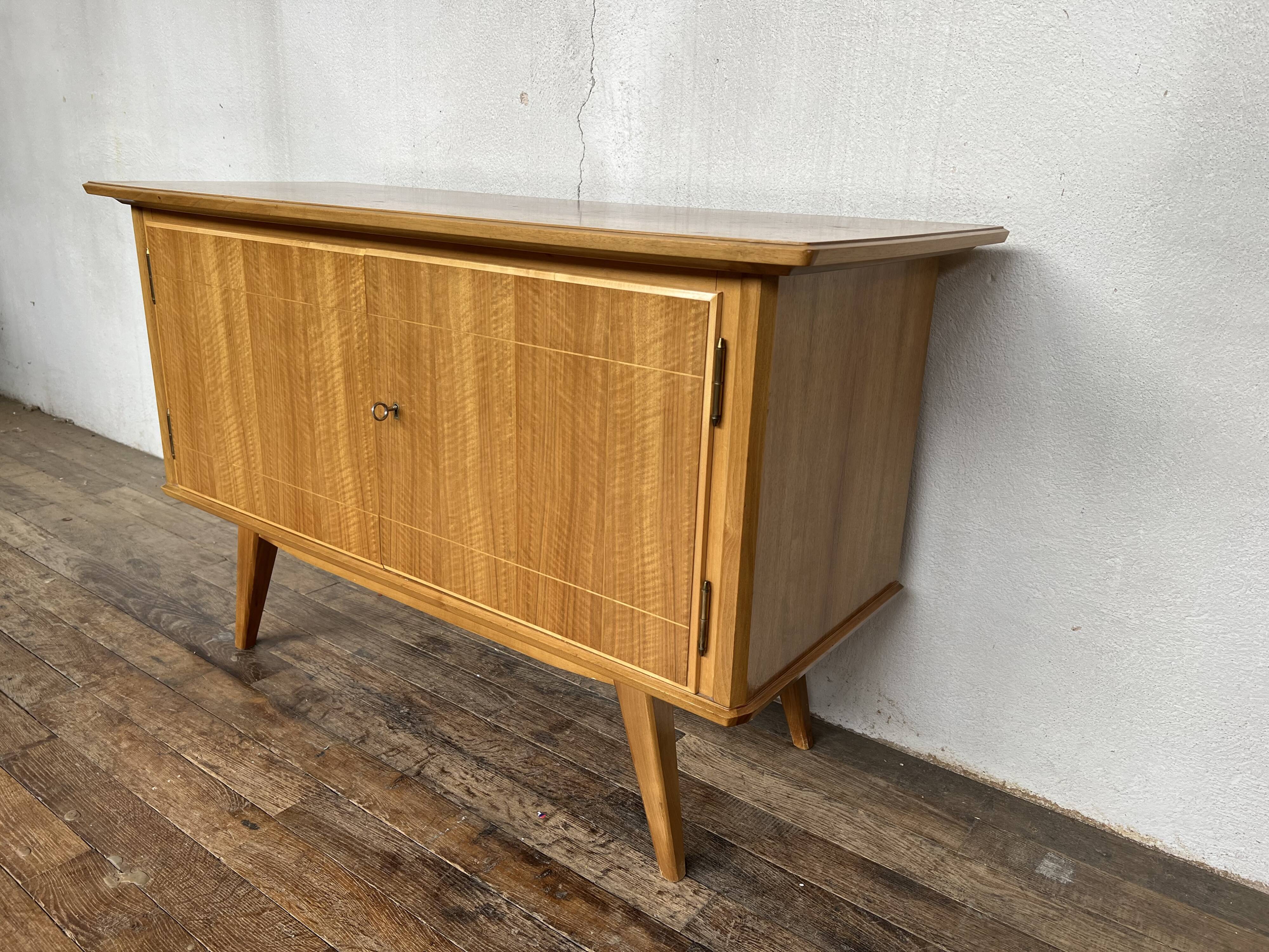 Scandinavian enfilade, tv stand feet vintage compass 1960