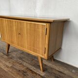 Scandinavian enfilade, tv stand feet vintage compass 1960