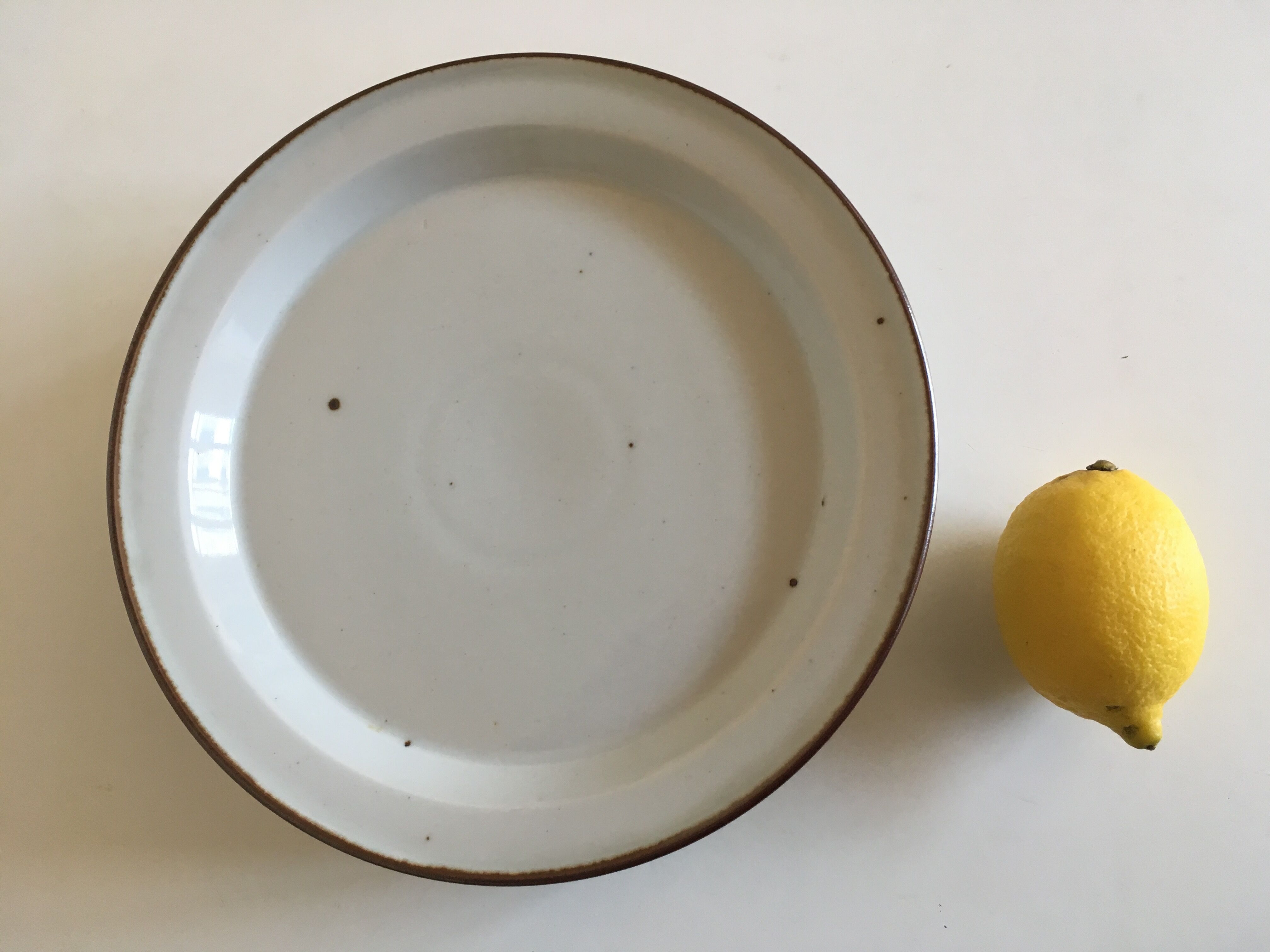 Set de 6 assiettes Dansk Design en grès Denmark 1970
