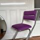 Set of 2 vintage chrome tubular chairs, 1960s-1970s