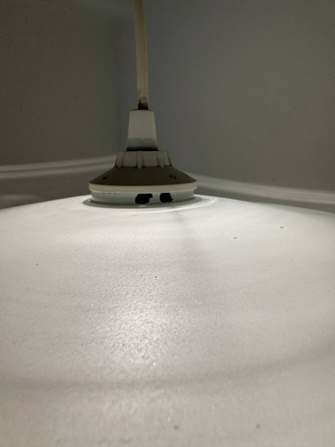 Space Age Glass Chandelier 70s
