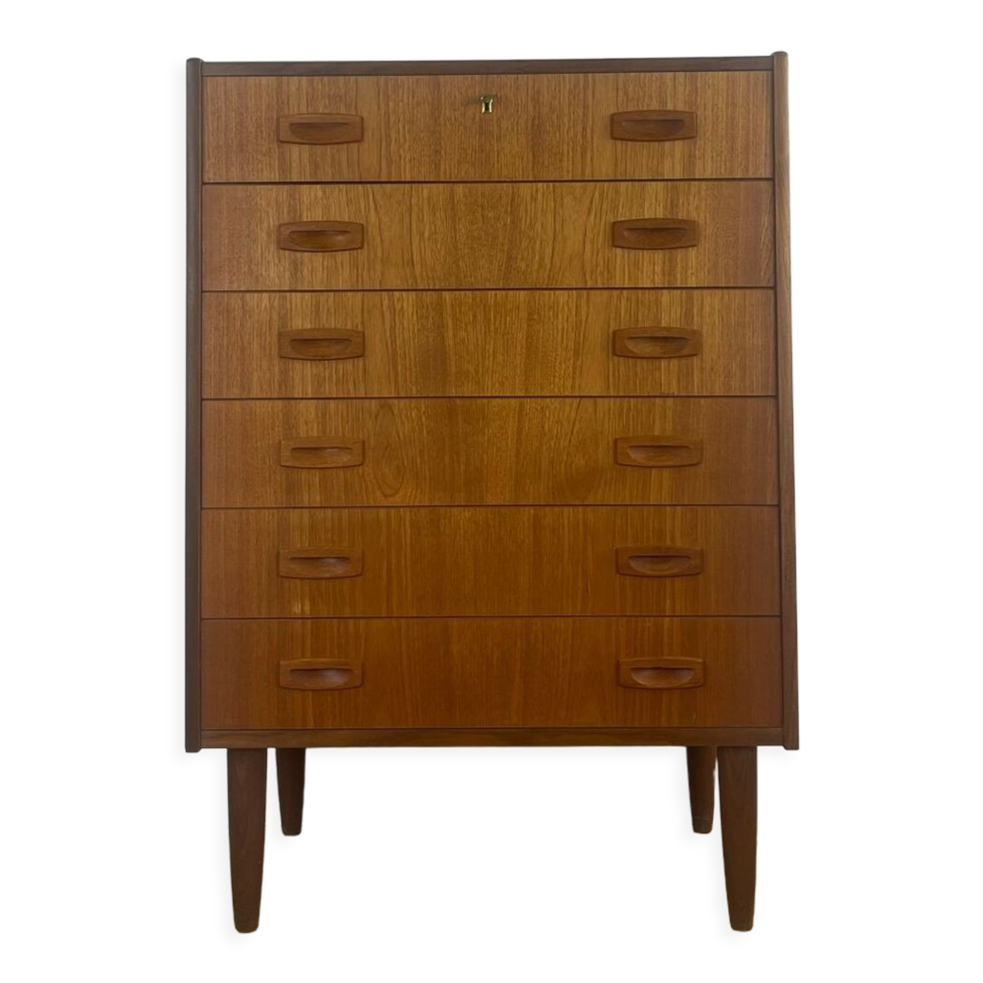 Teak chest of drawers