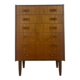 Teak chest of drawers