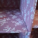 Handcrafted wooden doll cabinet, vintage French 50s