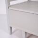 Swedish bench – grey painted – antique – painted pine – c. 1860s