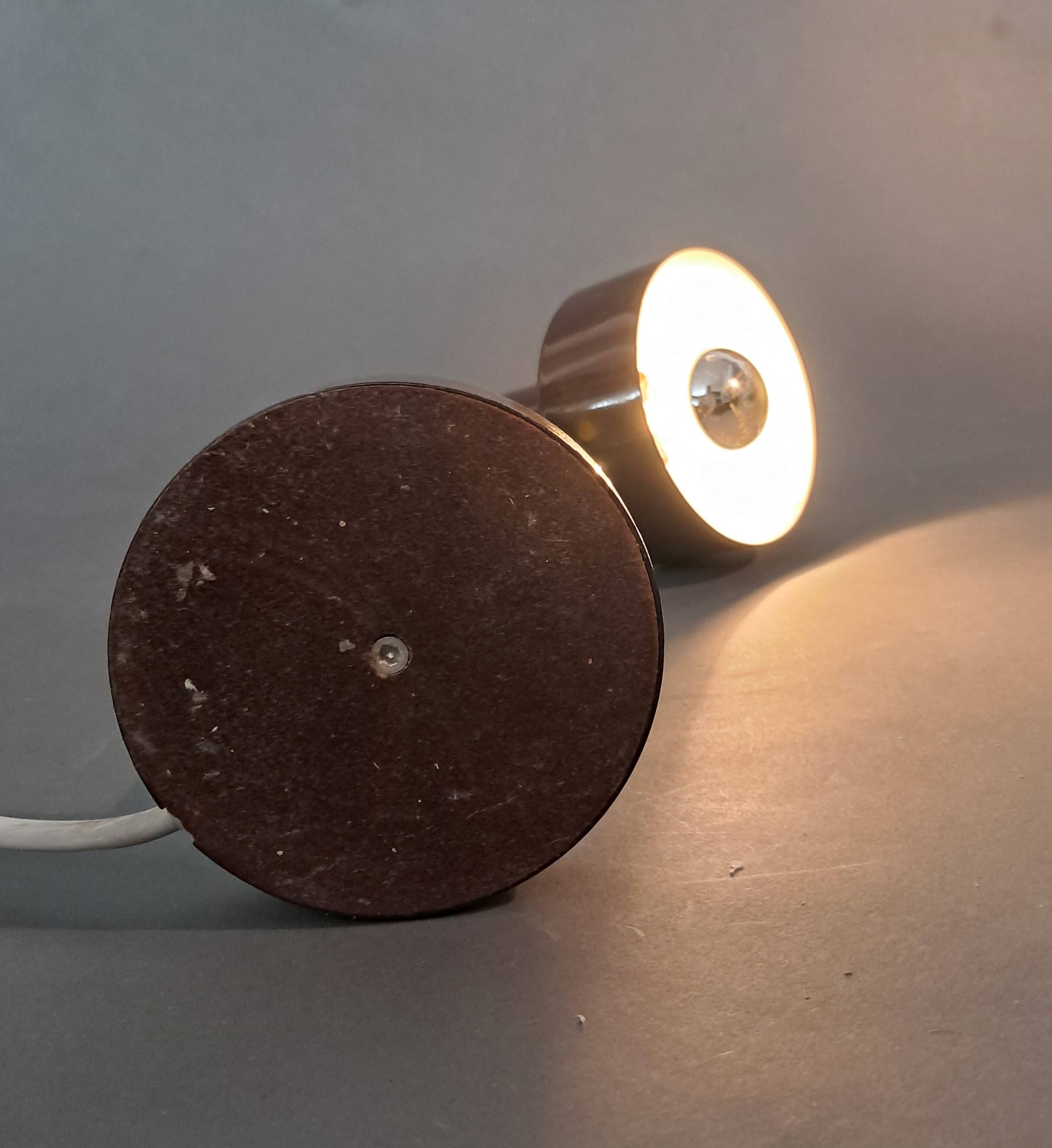 Lita 1960 brown desk lamp.