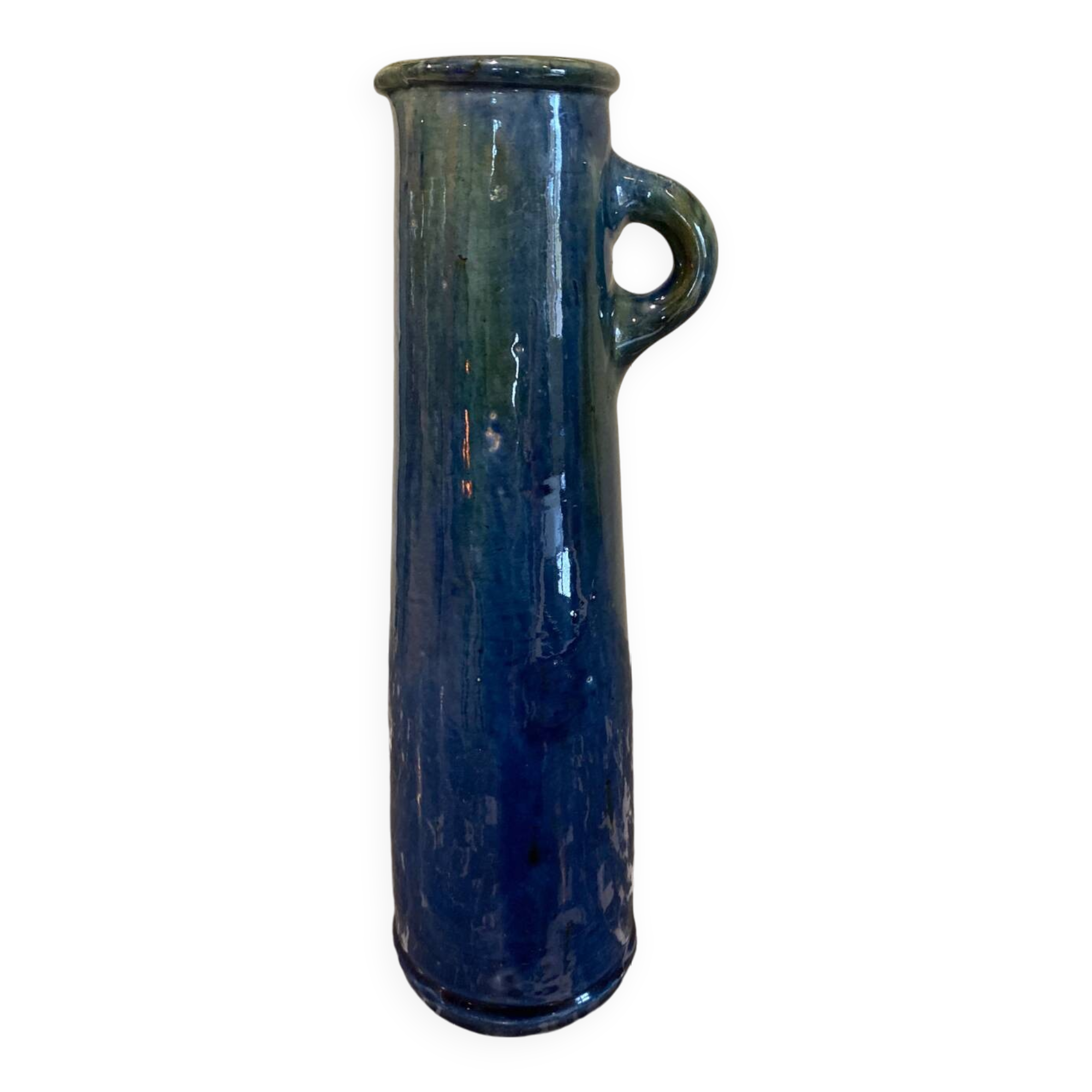 Glazed stoneware vase