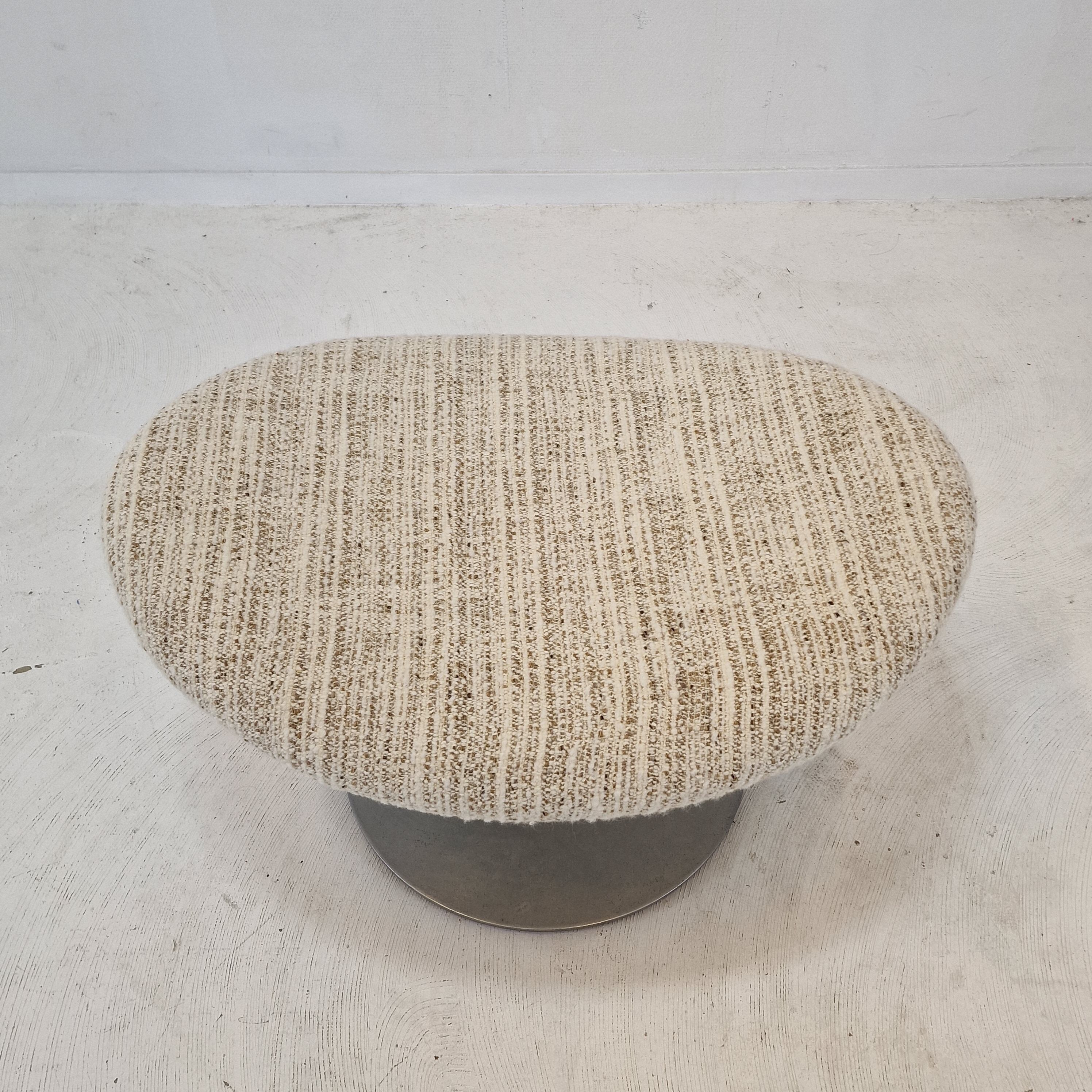 Big Globe Armchair with Ottoman by Pierre Paulin for Artifort, 1970s