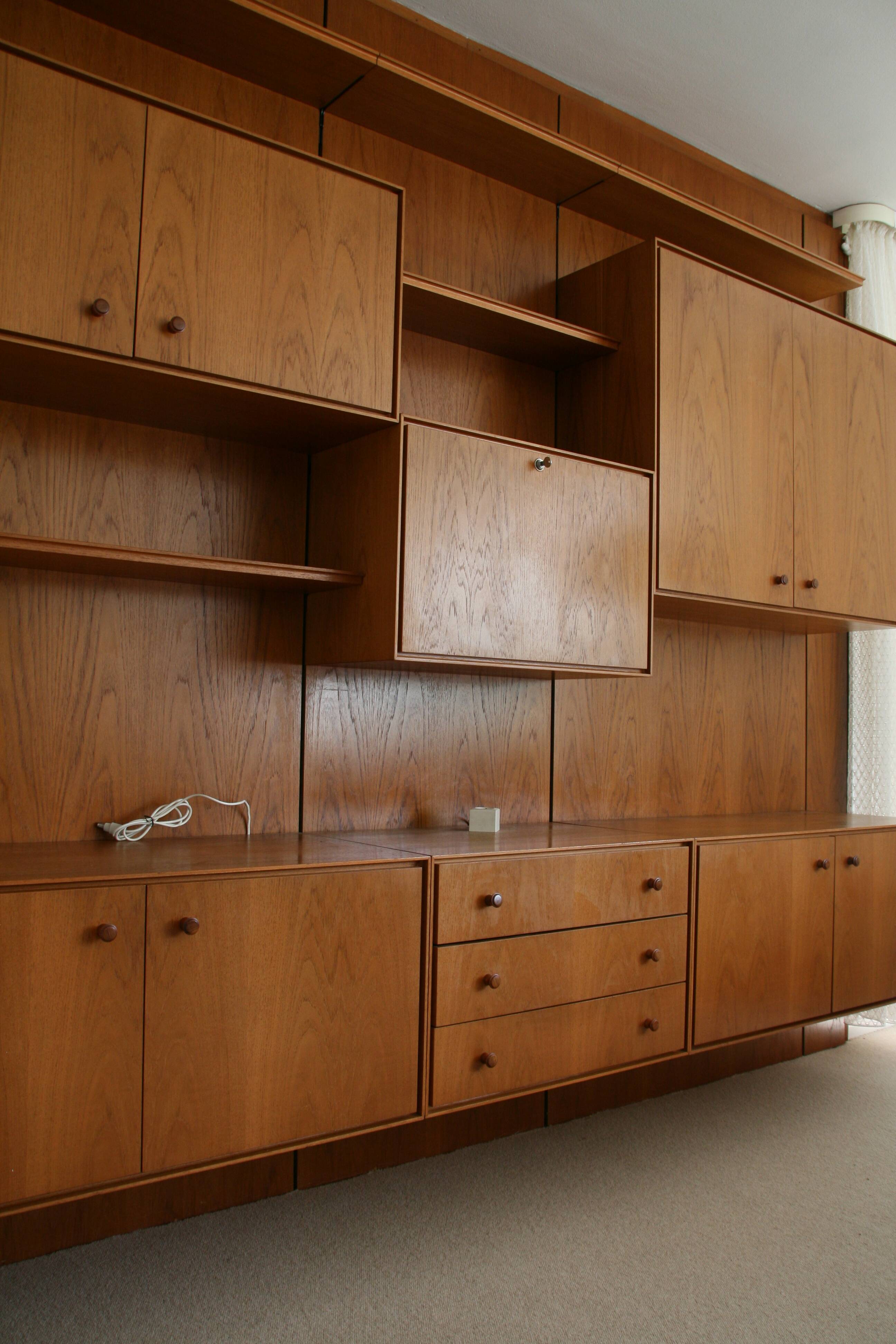 Vintage danish design wall unit by Hulsta