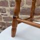 Vintage pine fir stool