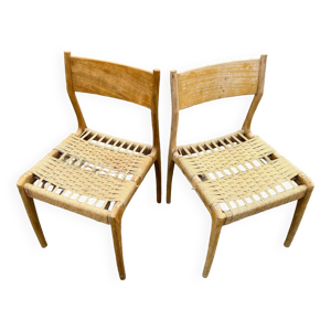 Paire de chaises vintage