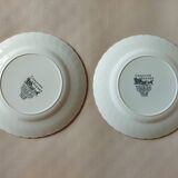 8 Johnson Bros "Coaching Scenes" English dessert plates