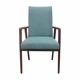 1960s armchair high back in teak, restored