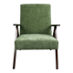 Fauteuil vintage vert olive modèle B-310, années 1970