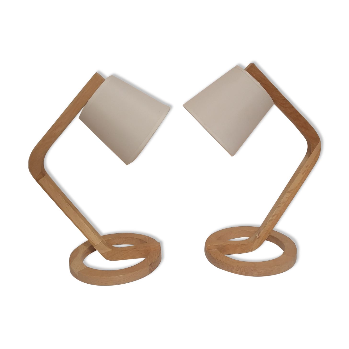 Pair of modernist lamps