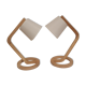 Pair of modernist lamps
