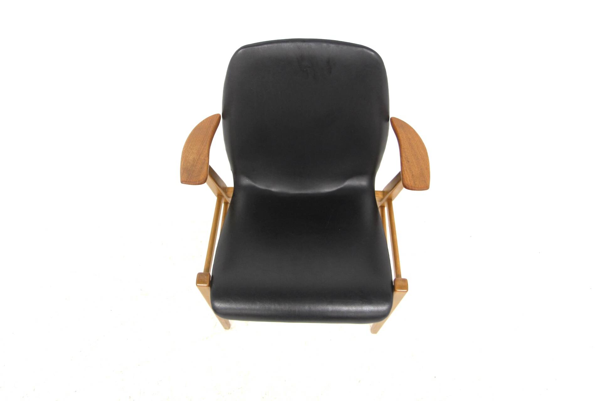 Leatherette office chair, Svegards, Markaryd, Sweden, 1950