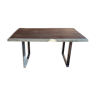 Exotic wooden Moabi table