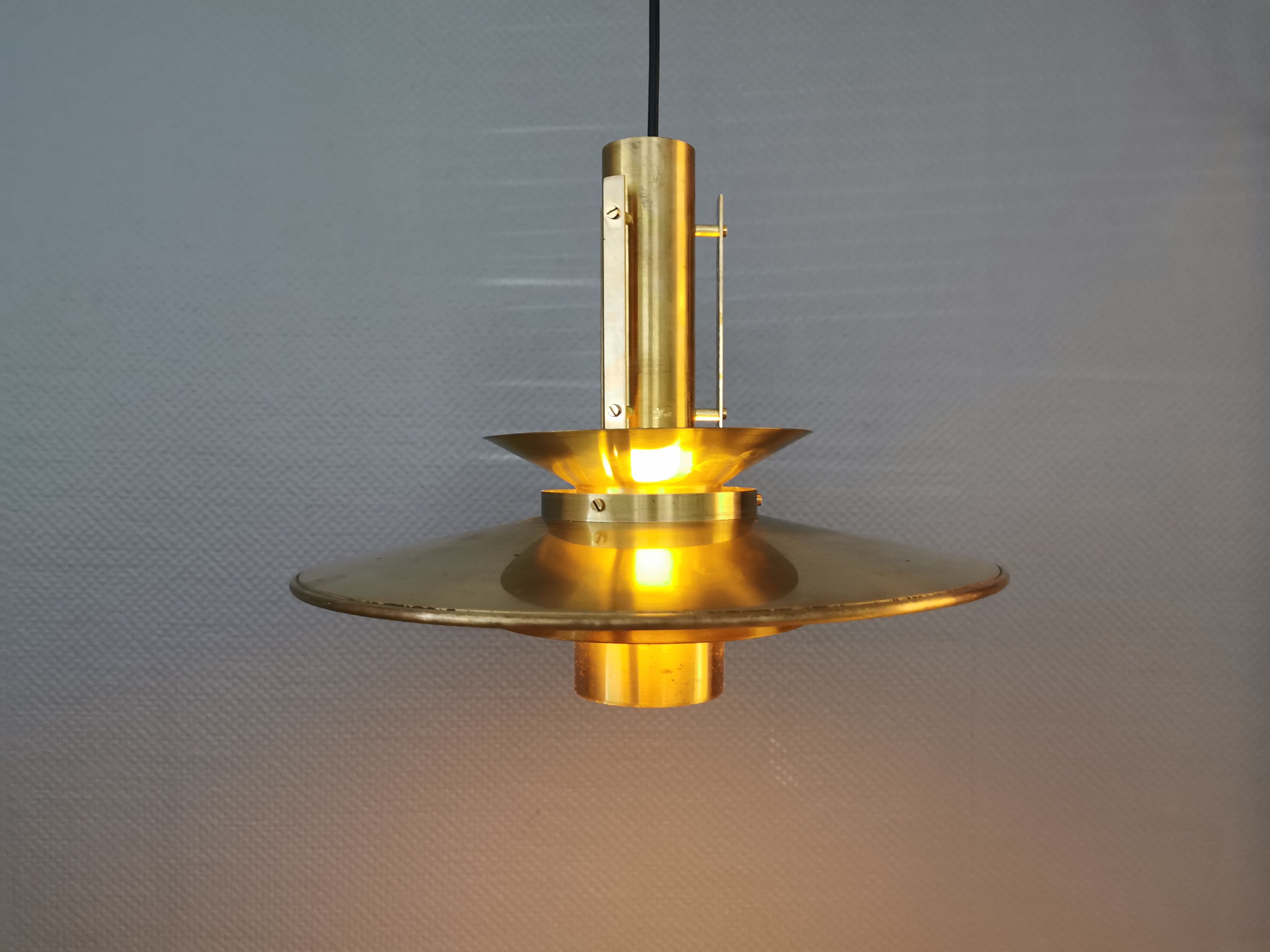 Danish hanging lamp, designed by T.H Valentiner in the 1960s