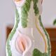 Large slip vase of Arum flowers