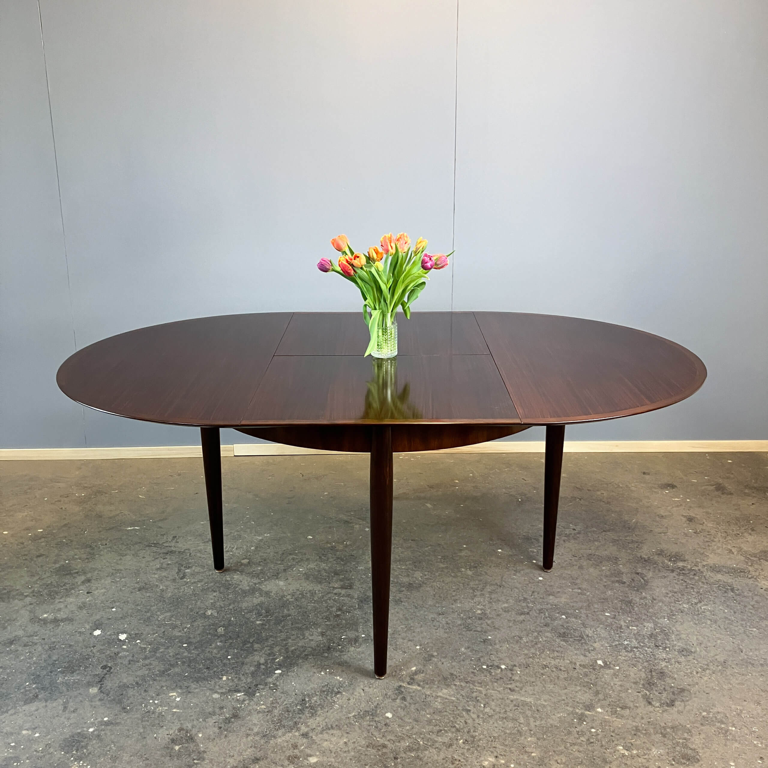 Extendable dining table by Lübke, rosewood, 1960s