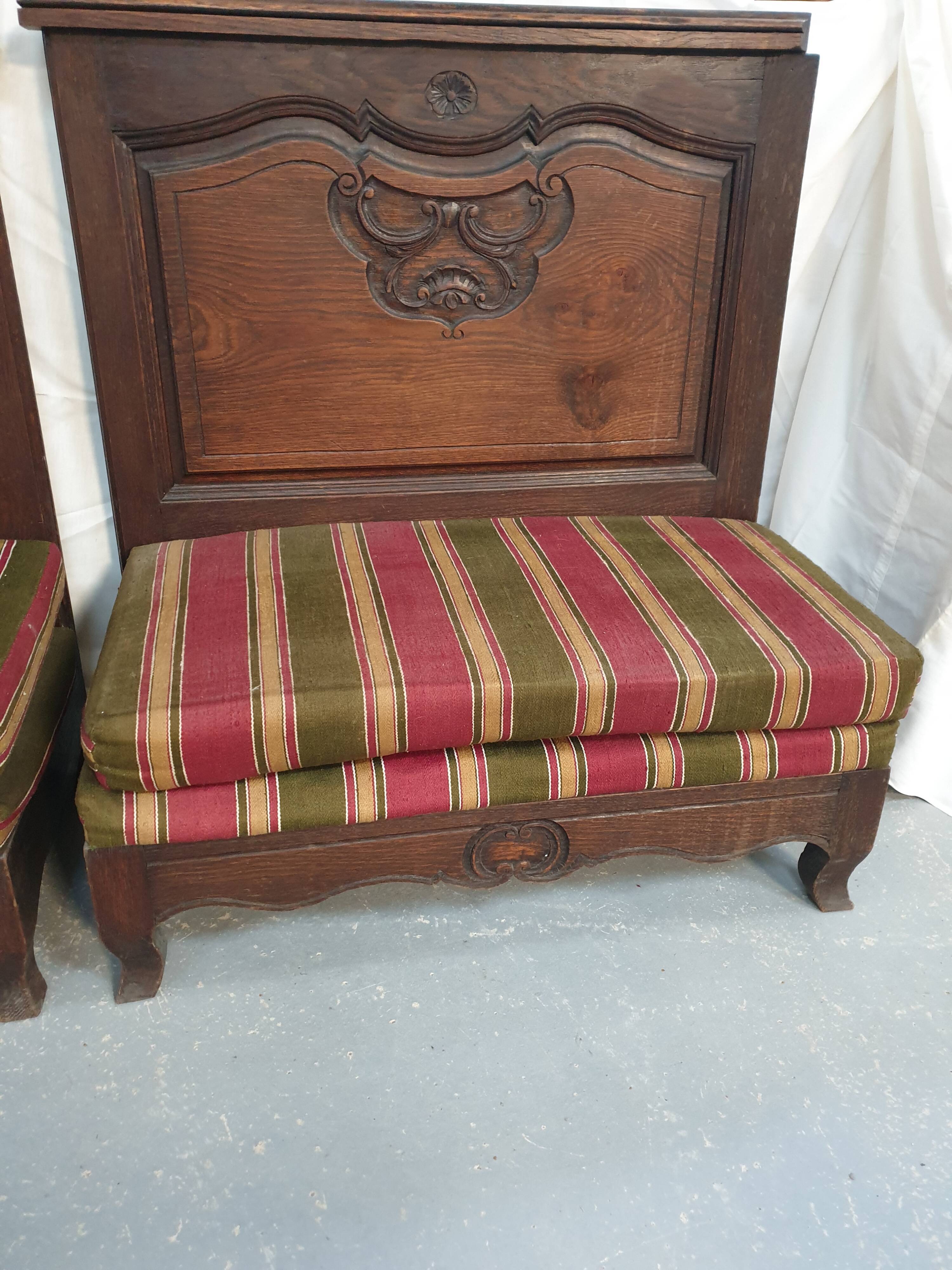 Pair of farm benches