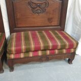 Paire de bancs de ferme ou chalet