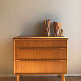 Compass feet chest of drawers from the 1960s