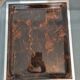 Lucite tortoiseshell and silver metal style